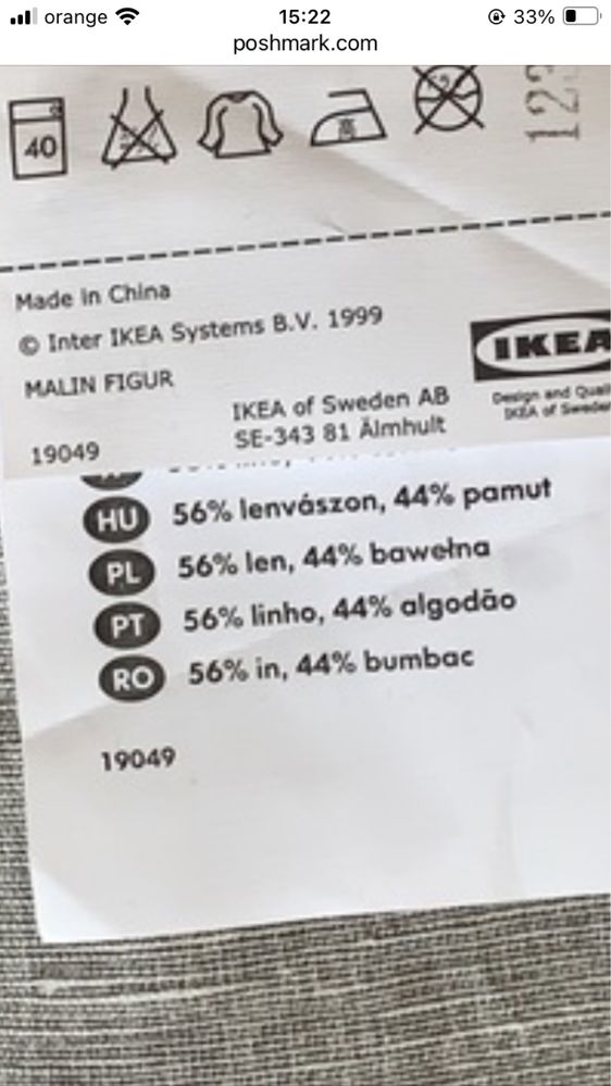 Set draperii Ikea  retro style.