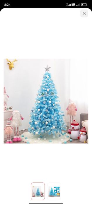 DORIS 180 XMASS BLUE разборная новогодняя ёлка высотой 180 см