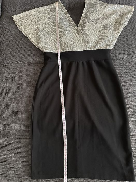 Парти рокля с паети