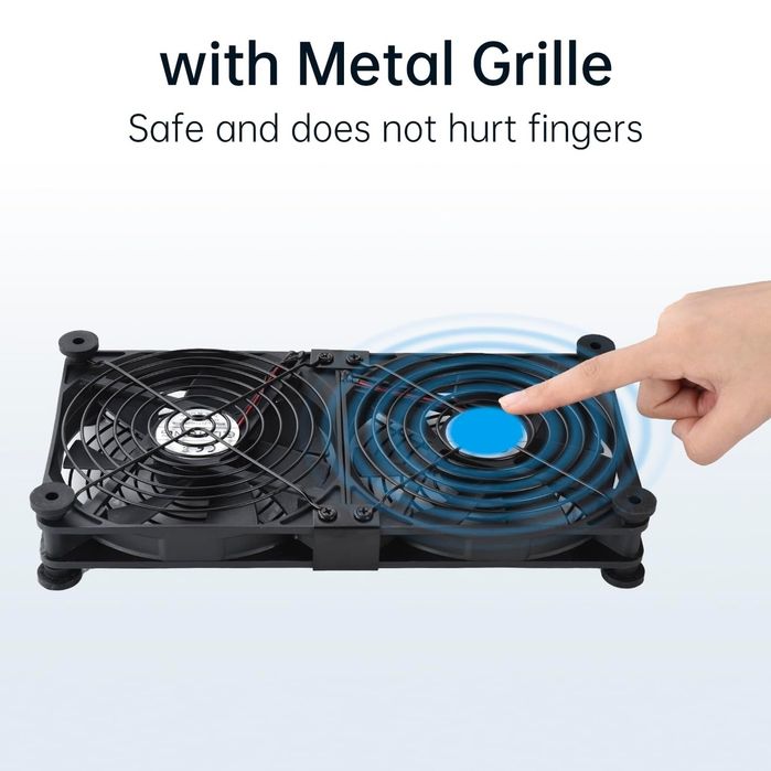 Ventilator cooler USB ELUTENG 140 mm, 5V, 3 viteze, pentru PS, laptop