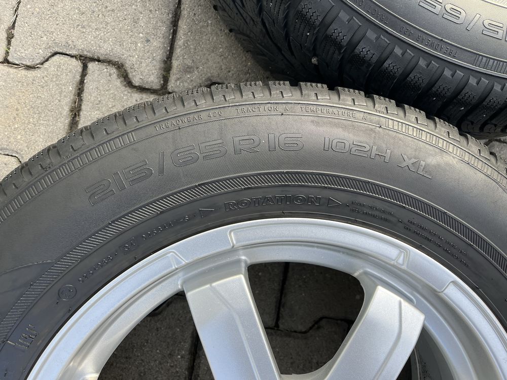 Jante aliaj 5x120mm, anvelope 215/65 R16 VW T5, T6 Multivan, Caravelle