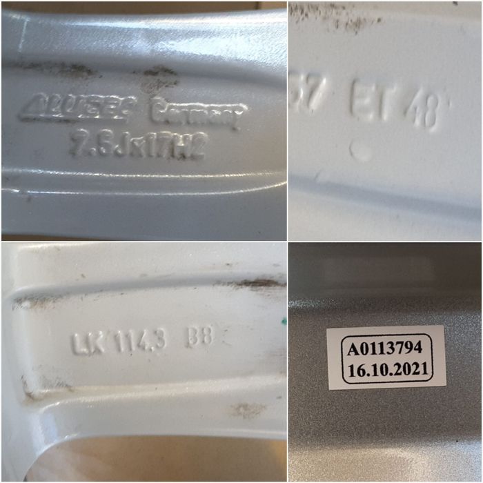 jante aliaj 17; 5x114,3;  Toyota Chr C-hr, Yaris Cross, Corolla Cross