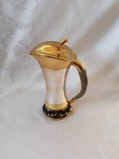 Cana vanatoreasca aurita din argint masiv 925 din anii 1920