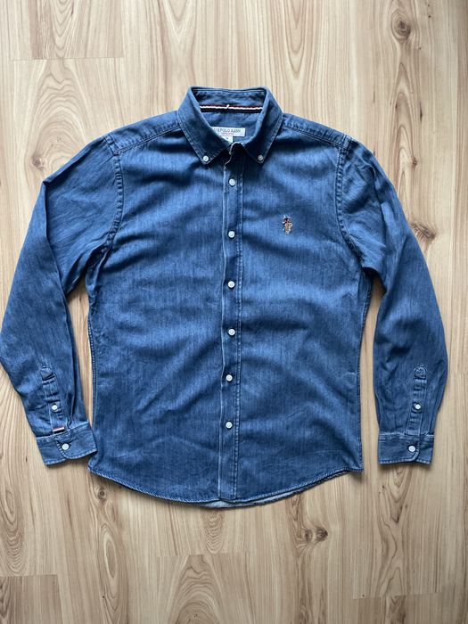 U.S.POLO / мъжка дънкова риза М