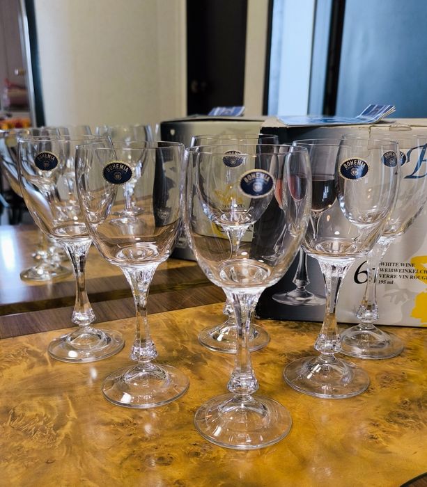 Богемская хрусталь 3 видов.