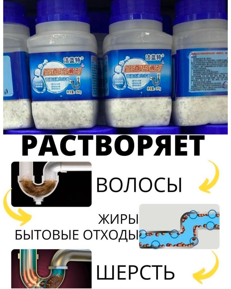 Средство от засора