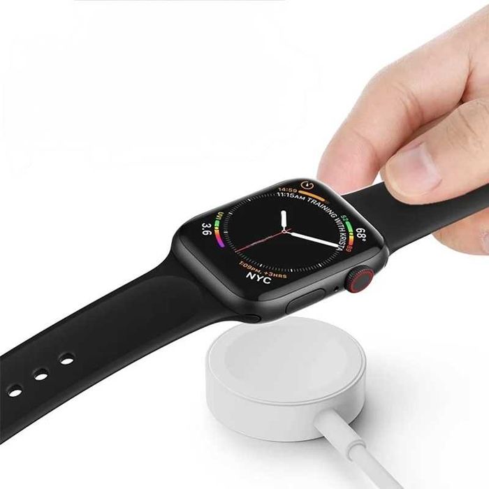Магнитно зарядно за Apple Watch с USB-C (Fast Charge) и USB-A