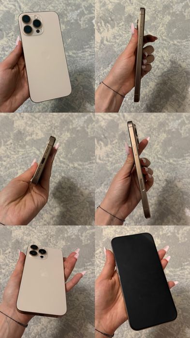 Iphone 16 pro max gold 256 gb состояние идеальное