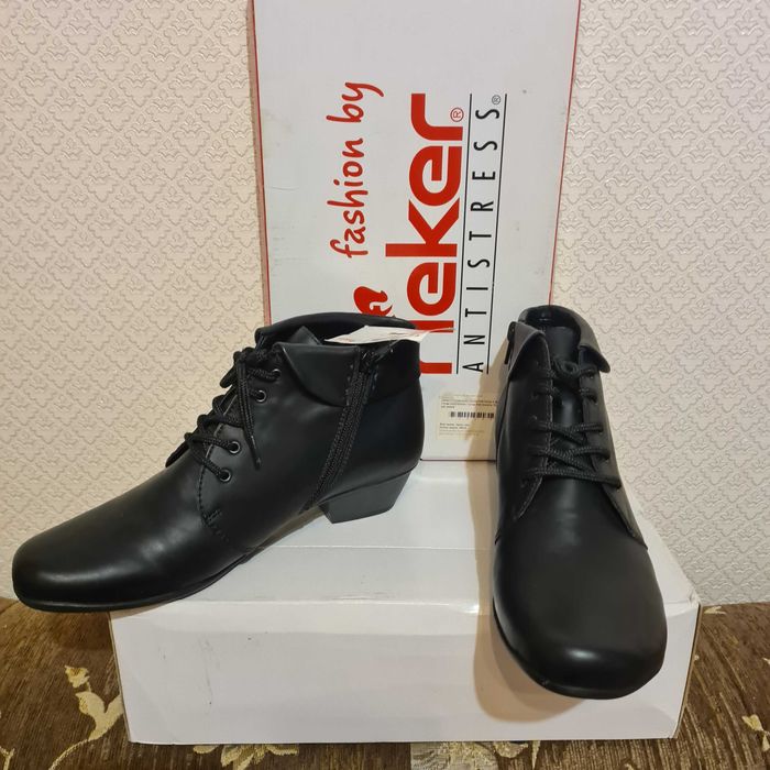 Ботильоны черные RIEKER