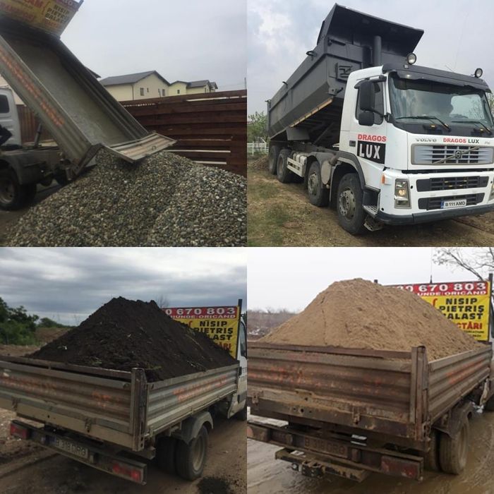 OFERTA nisip,balast,pietris(dragomiresti valea,deal,chitila,mogosoaia,