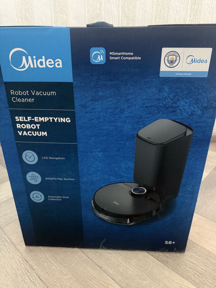 Новый робот пылесос midea s8+
