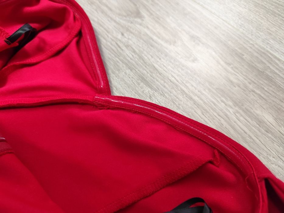 Rochie rosie lunga  XS