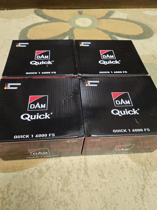 Vând mulinete pescuit DAM Quick 1 mărimea 6000 FS