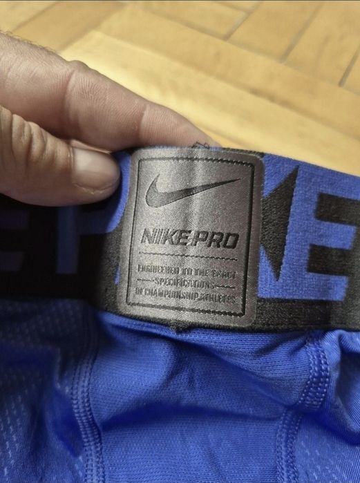 Pantaloni compresie bărbați, Nike Pro, Dry-Fit Max - S