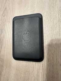 Portofel Apple pentru iPhone FineWoven Wallet cu MagSafe, Negru