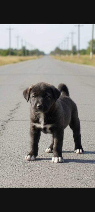 отдам в хорошие руки щенков. щенки