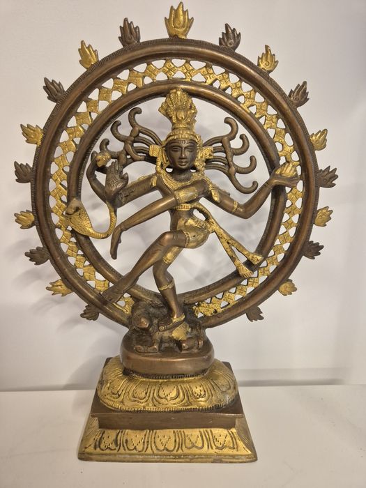 Statueta Shiva Nataraja din bronz, 30 cm, 2323 gr