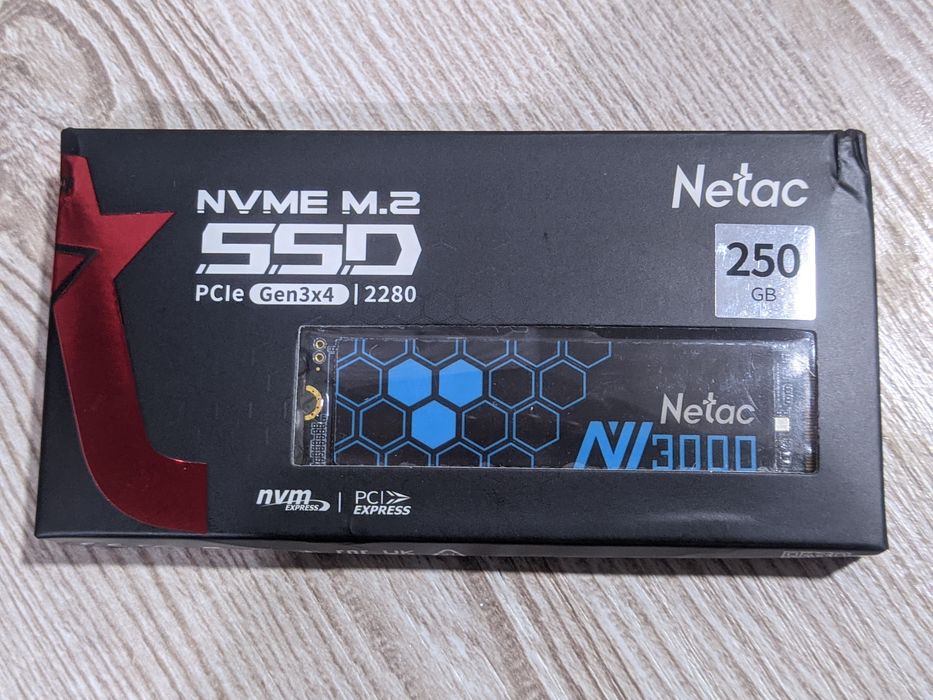SSD nvme M2 новый 250 Гб