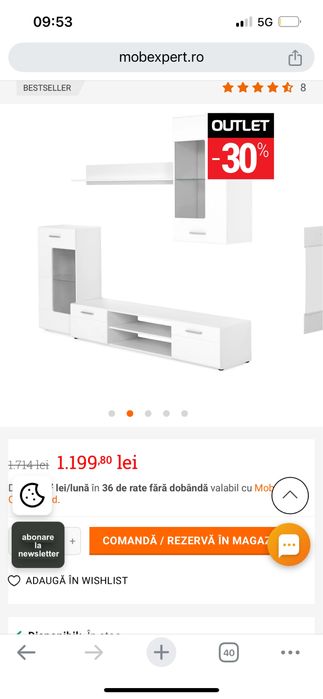 Vand mobilier living mobexpert