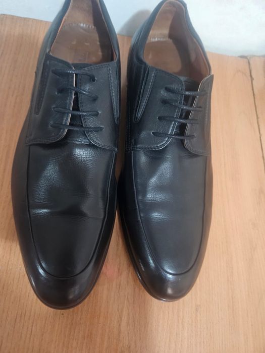 Кожанные мужские туфли