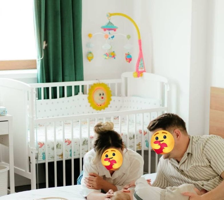 Patut bebe 120/60 cm cu laterala culisanta