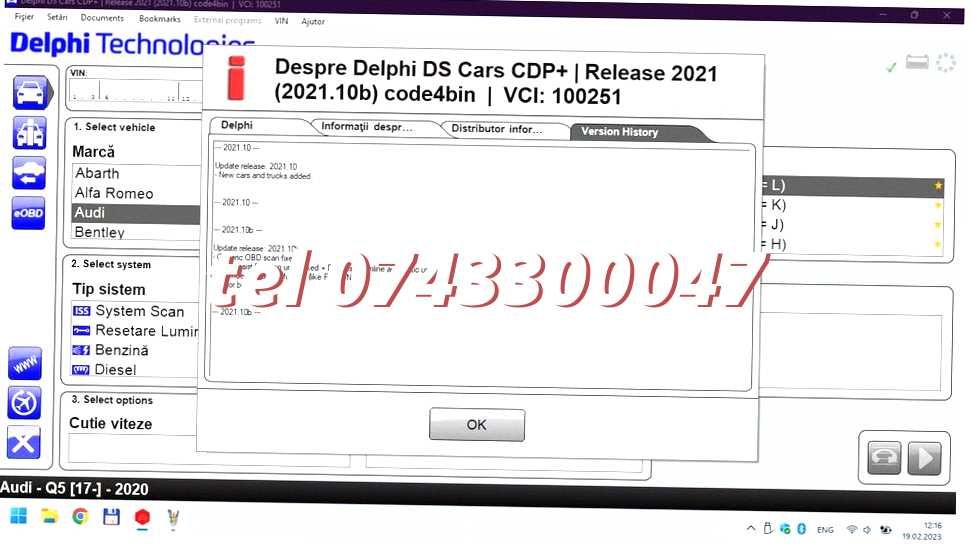 Instalare Delphi 2021 Autocom 2021 Autodata Stakis 2018 Haynes Pro