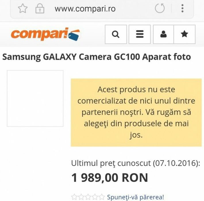 Samsung Galaxy Smartphone Camera cu Android