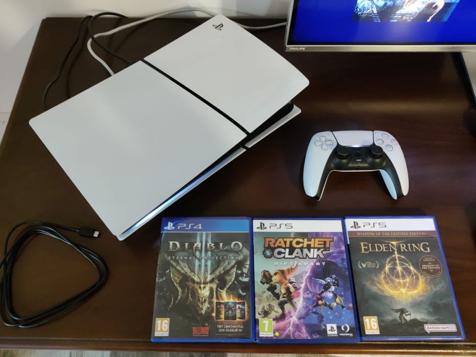 PS5 Slim cu Disk Drive