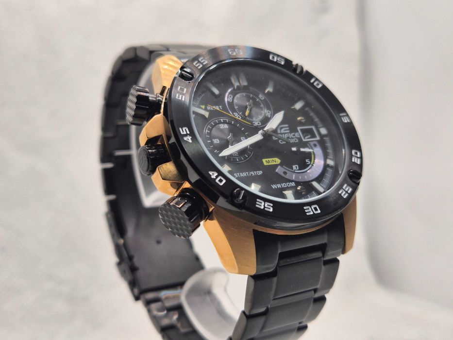 Ceas Sport Casio Edifice EFR 558 gold-b ,Black friday NOU, Garantie