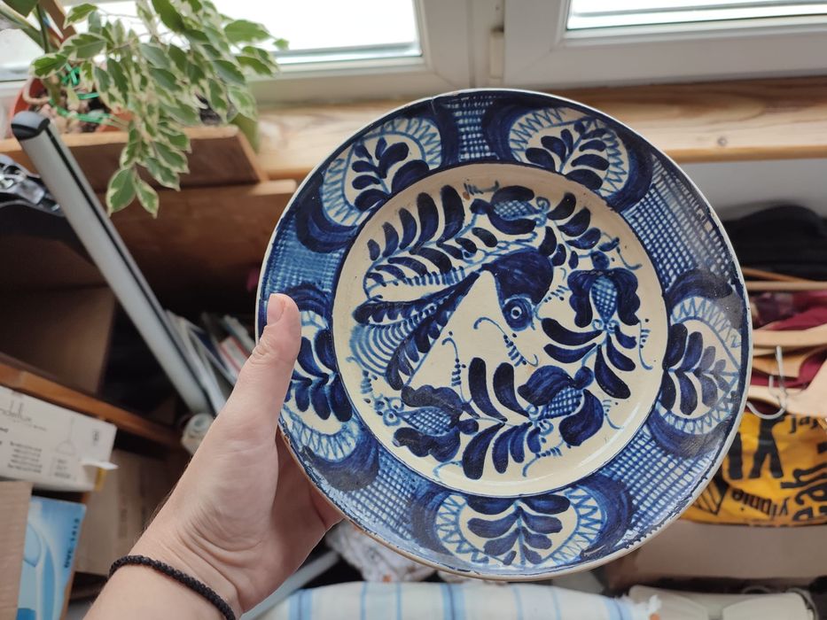 Vase din lut și decorative perete
