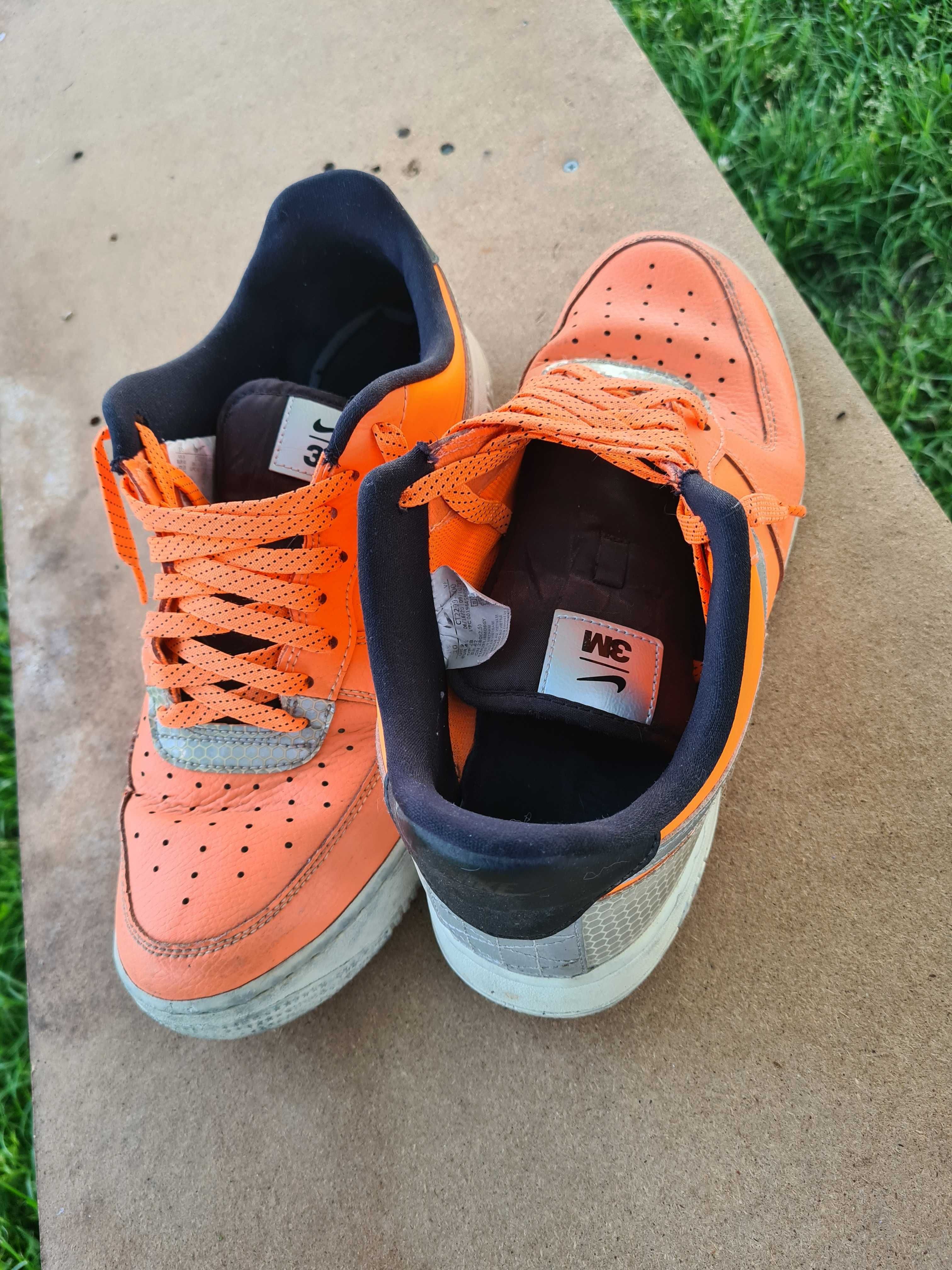 Nike af1 orange and black