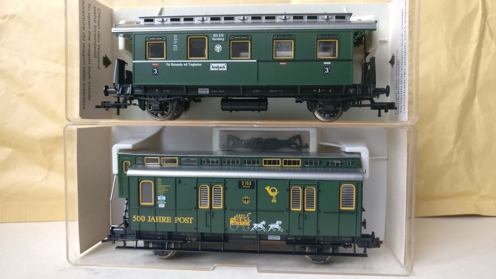 Vagoane tren abur DRG Fleischmann H0 1:87