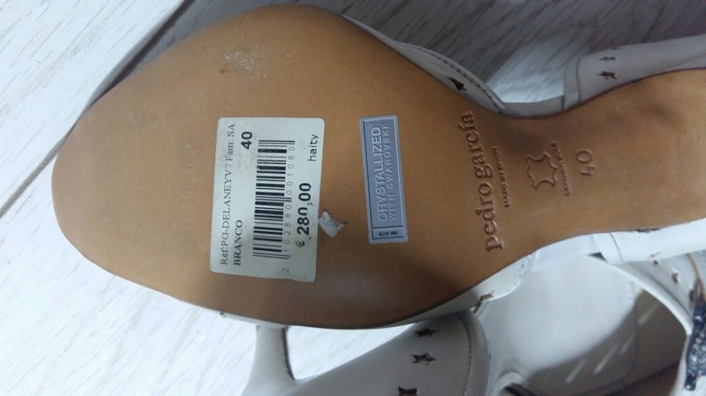 Pantofi cu toc Pedro Garcia - Rock style cu cristale Swarovski - 41