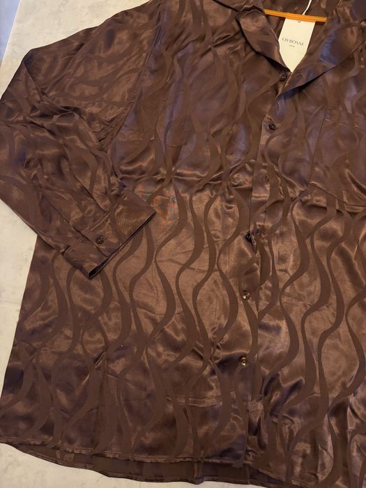 Дамска атласна риза