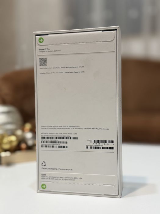 Vand Iphone 17 pro - 256 gb - eSIM