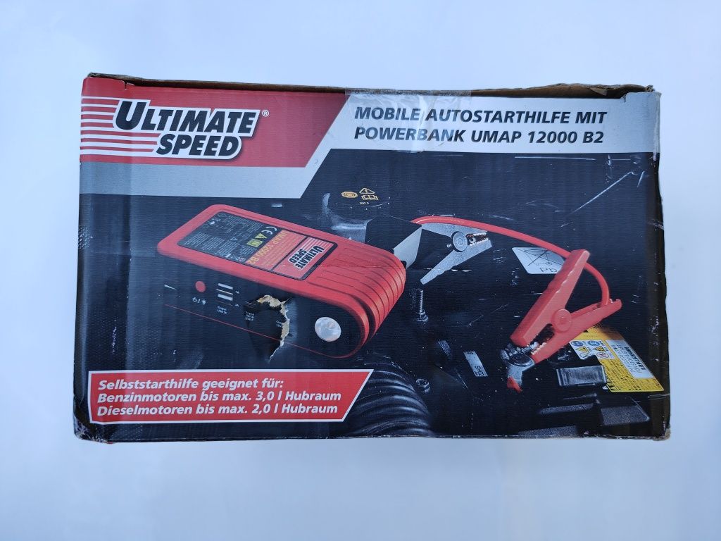 Redresor Starter auto ultimate speed Nou power bank lanterna parkside