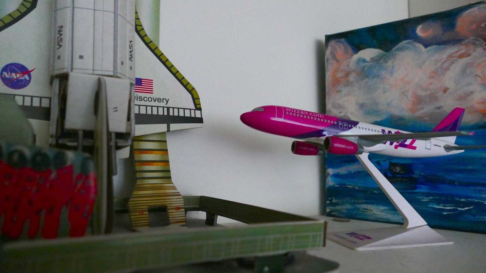 Unicat Absolut: Avion Wizz Air macheta A320