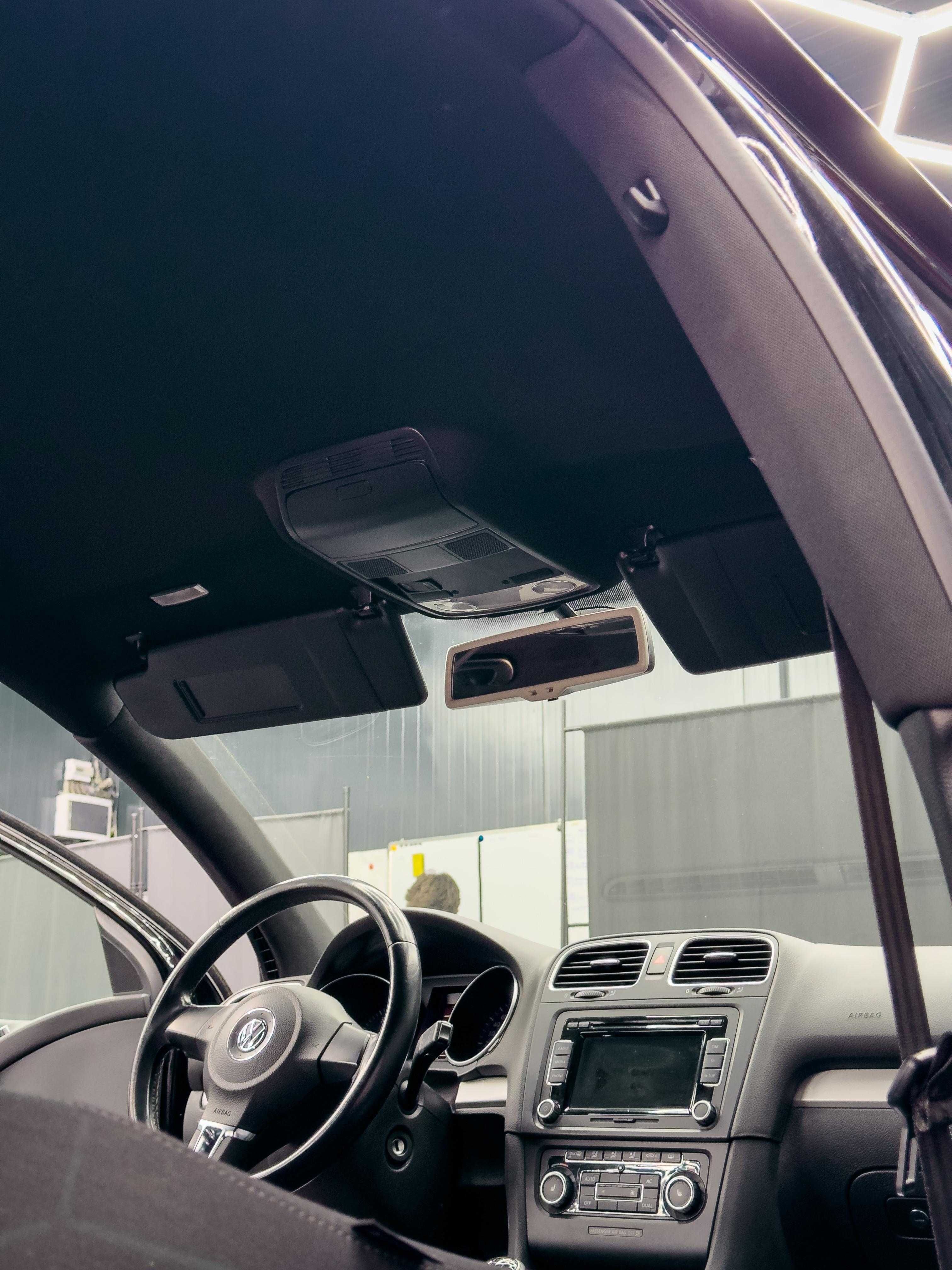 Plafon textil negru - toate modelele auto