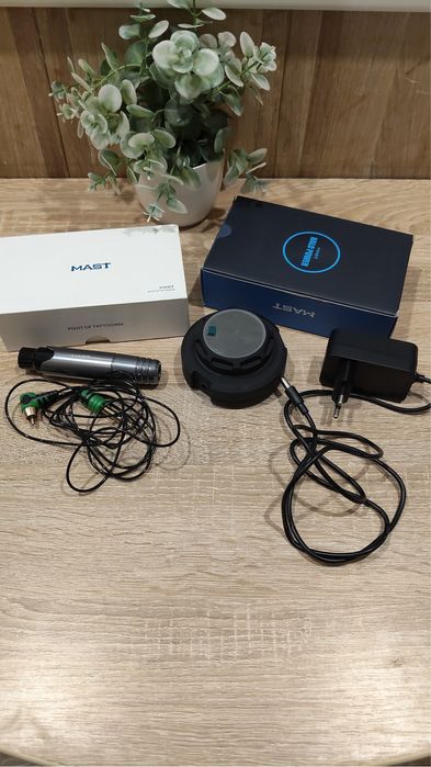 Тату машинка с блоком питания , машинка для перманентного макияжа