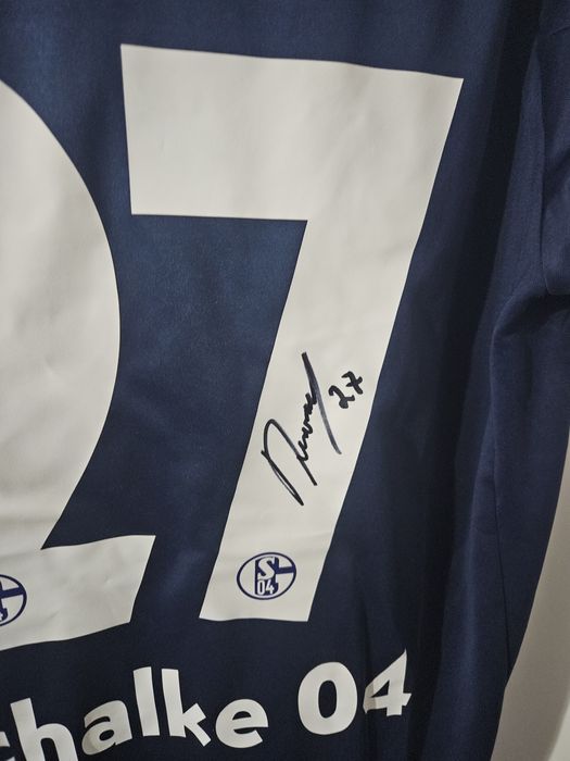 Ciprian Deac Schalke 04 tricou de joc cu autograf