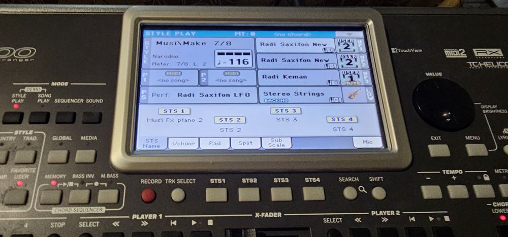 Информация/Сетове за клавири Korg на флашка
