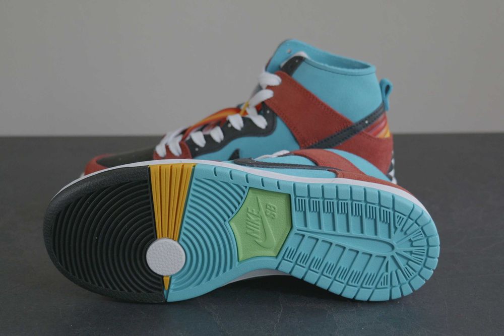 Нови! Nike SB Dunk High Di'orr Greenwood Navajo Arts - 37,5 номер