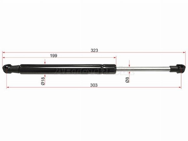 Амортизатор капота Audi Q5