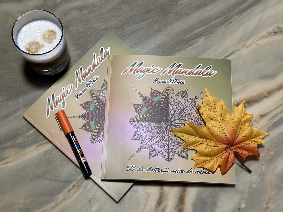 Carte de colorat mandala