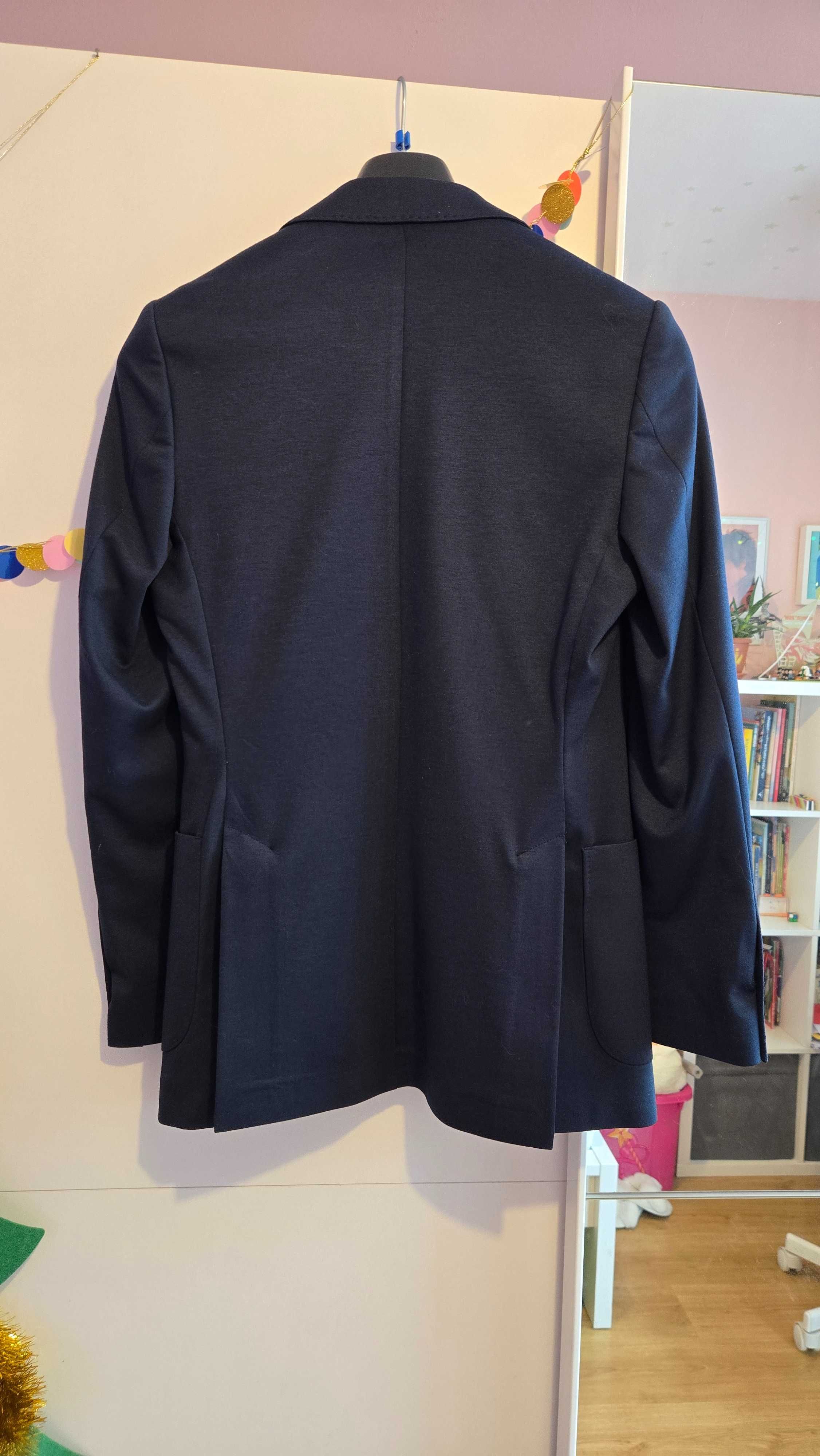 Тъмносиньо сако Теодор, размер 46, slim fit