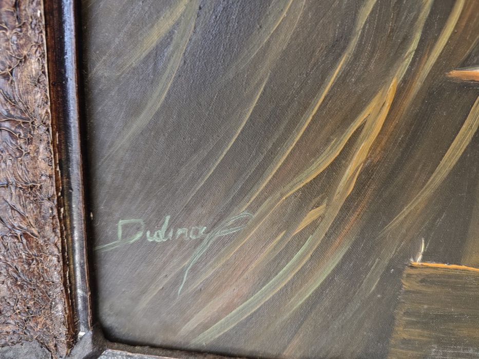 Tablou de vînzare pe pânza in ulei cu semnatura