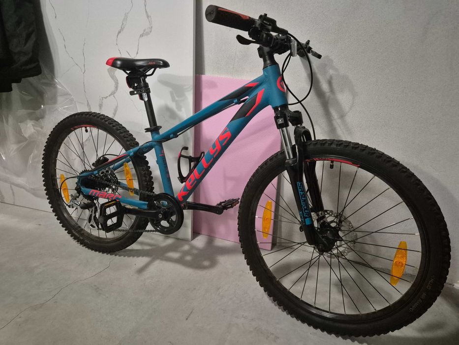 Bicicleta copii Kellys Marc 90, albastru-portocaliu