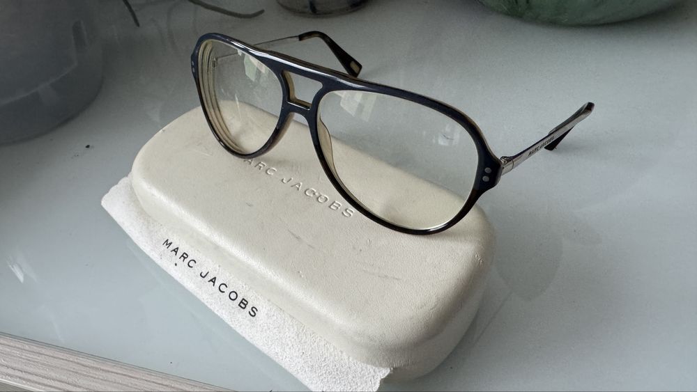 Rame ochelari vedere Marc Jacobs cu toc tip ray-ban aviator soare