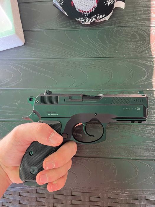Pistol ASG Airsoft CZ 75D Compact Modificat 1.6J CO2