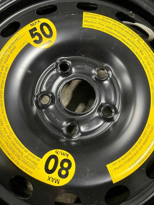 Kit roata rezerva Slim VAG R16 - VW Skoda Seat Audi  5x112 - Noua